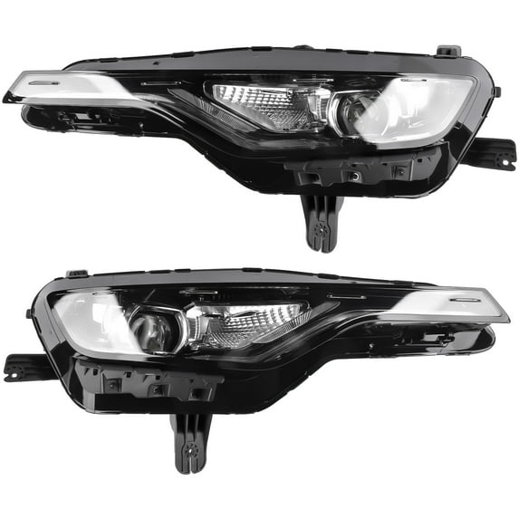 GELUOXI Left and Right LED Headlight Assembly for Chevrolet Camaro Convertible Coupe 2019-2024 2Pcs