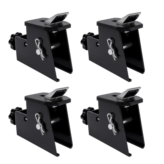 GELUOXI Motorcycle Tire Changer Machine ATV Wheel Rim Adapter for Standard Jaw Claw Below 49mm, Adjustable Rim Clamp Black 4pcs-Set