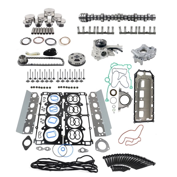 GELUOXI Overhaul Engine Rebuild Kit MDS for 5.7L Hemi Dodge Ram 1500 2009-2015 VIN "T" 53021728AD