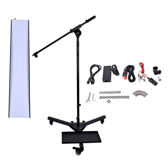 GELUOXI Paintless Dent Repair Removal Line Board Auto Body Lamp PDR Tools with LED Light 110V