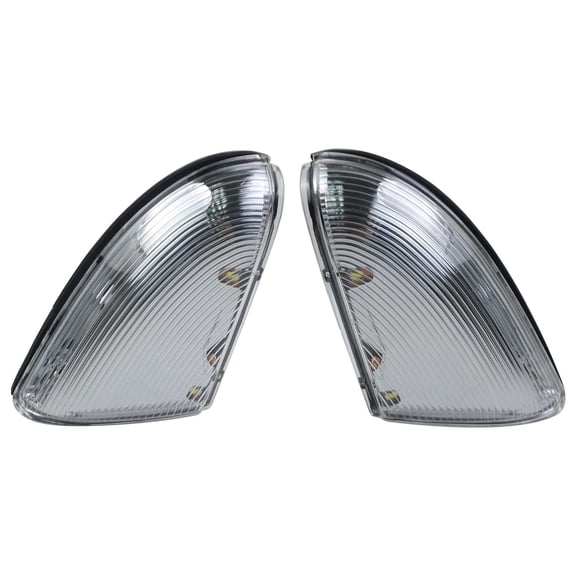 GELUOXI Pair Mirror Turn Signal Puddle Light Lamps for 2009-2013 Dodge Ram 1500 2500 5.7 V8 68064949AA