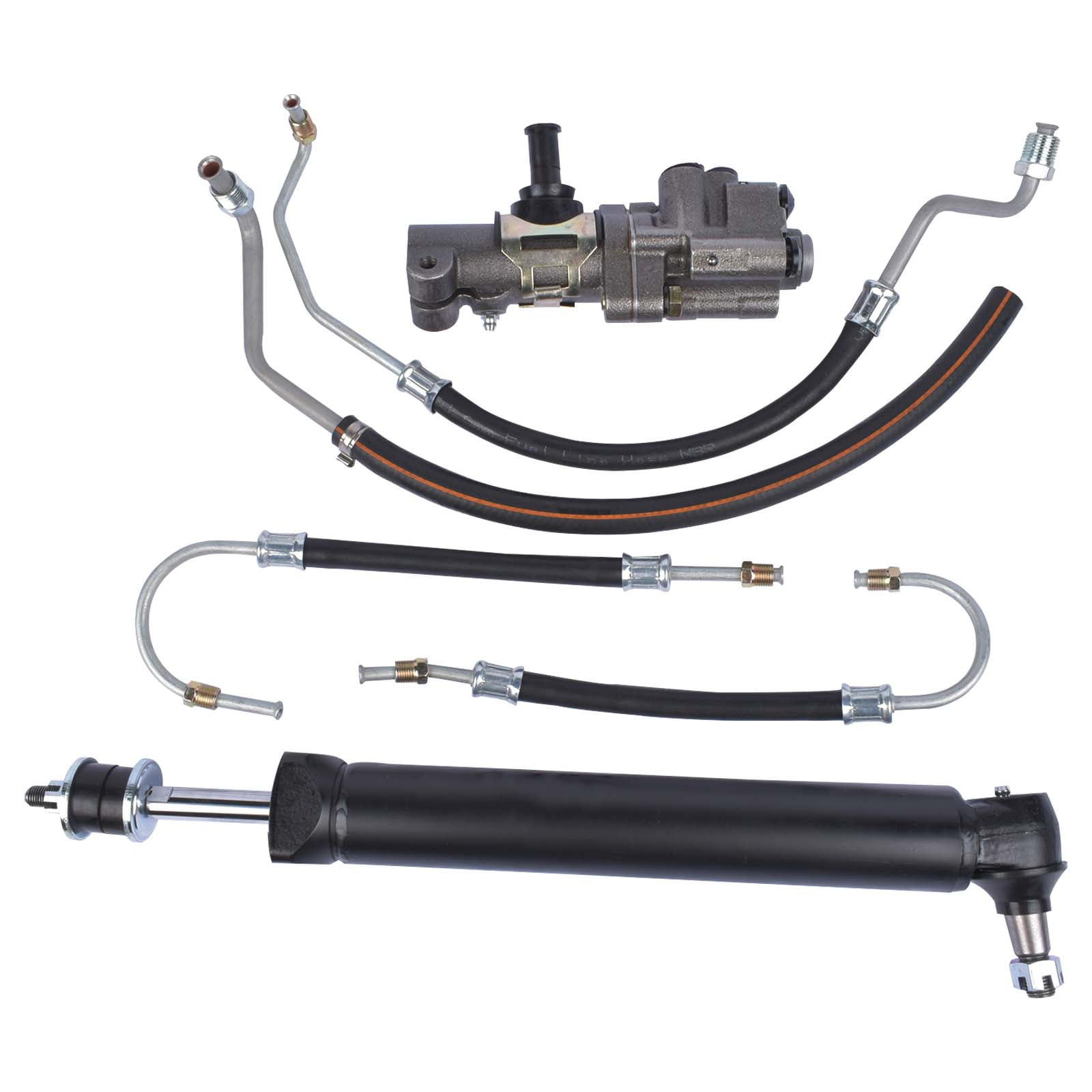 GELUOXI Power Steering Valve Cylinder Hose Kit for Chevrolet Corvette Convertible Coupe 1964-1979
