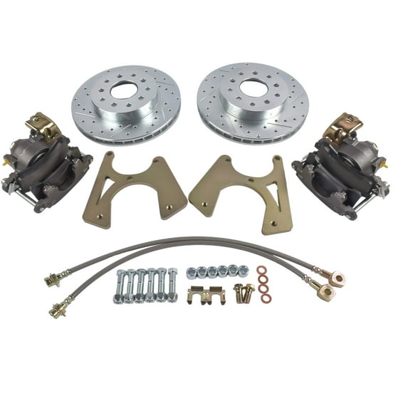 GELUOXI Rear Disc Brake Kit w/ E-Brake 91031924 For GM 10 & 12 Bolt Bolt-On 11.25 Inch Brand New
