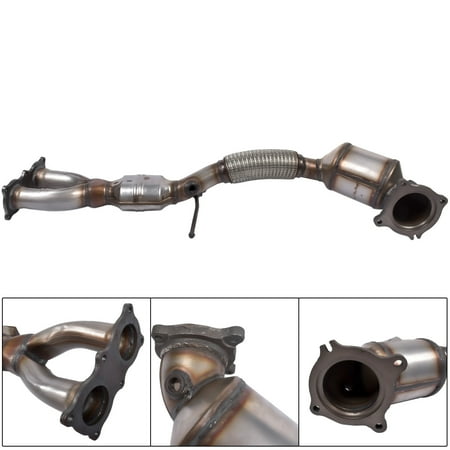 GELUOXI Rear Flex Pipe & Catalytic Converter 4545887SD for Volvo XC70 3.0L 2009-2015
