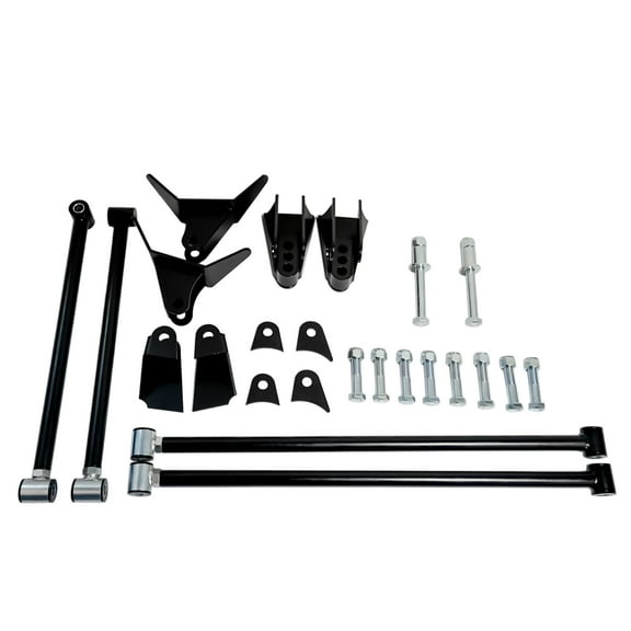 GELUOXI Rear Suspension Four Link Kit for Chevrolet Silverado GMC Sierra Pickup Van 1980-1989