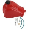 thumbnail image 1 of GELUOXI Red Gas Fuel Tank Kit with Switch Valve Petcock & Cap Fit for Honda ATC185/S ATC200S ATC200E, 1 of 8