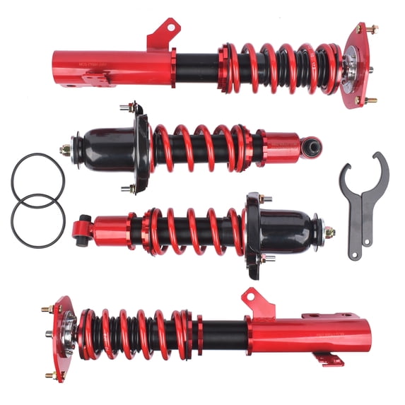 GELUOXI Replacement Coilover Spring and Shock Assembly for Toyota Celica Hatchback 2000-05 Red 4Pcs