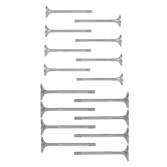 GELUOXI Set of 16 Valve Intake and Exhaust Kit for Mercedes-Benz C/E-Class SLK Series OEM 2710501127