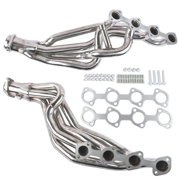GELUOXI Stainless Steel Exhaust Manifold Headers for Ford Mustang GT 4.6L V8 1996-2004