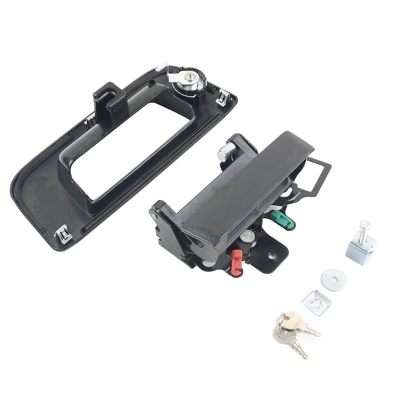 GELUOXI Tailgate Handle Bezel Lock Kit for Chevy Silverado GMC Sierra Pickup Sport Utility 2007-2014