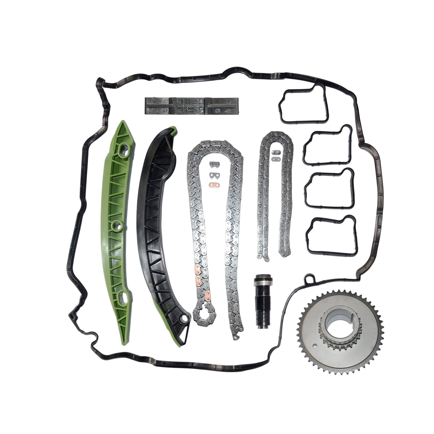 GELUOXI Timing Chain Kit w/ Crankshaft Timing Gear for Mercedes-Benz