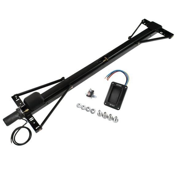 GELUOXI Universal Black Rear Trailer Stabilizer Jack Stand Kit 298707 for RV Camper Trailer
