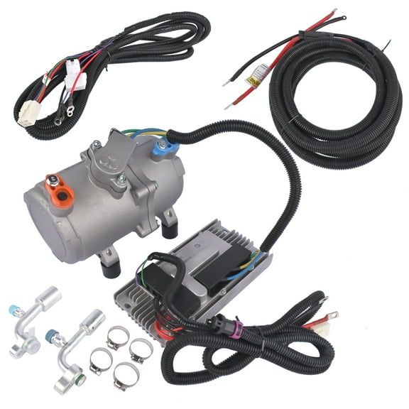 GELUOXI Universal DC 12V Electric Air Conditioner A/C Compressor Kit for Campers RVs Trucks Buses