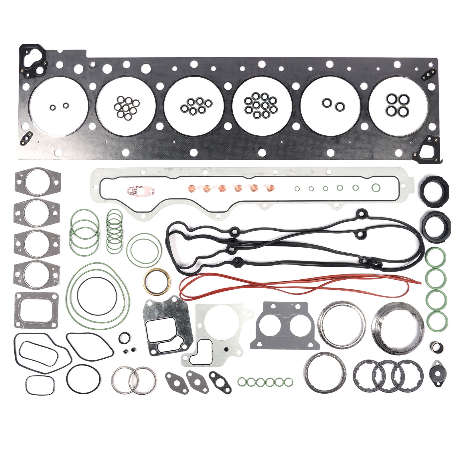 GELUOXI Upper Cylinder Head Gasket Kit for Cummins ISX ISX15 QSX Diesel Engine Parts 4376104, 2881767, 4352146