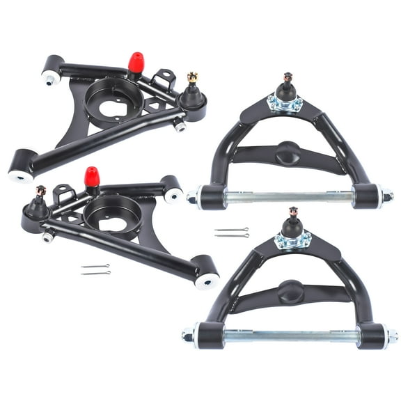 GELUOXI Upper and Lower Control Arm for 1982-2004 S-10 2WD Trucks and 1978-1988 GM G-Body Cars 4Pcs