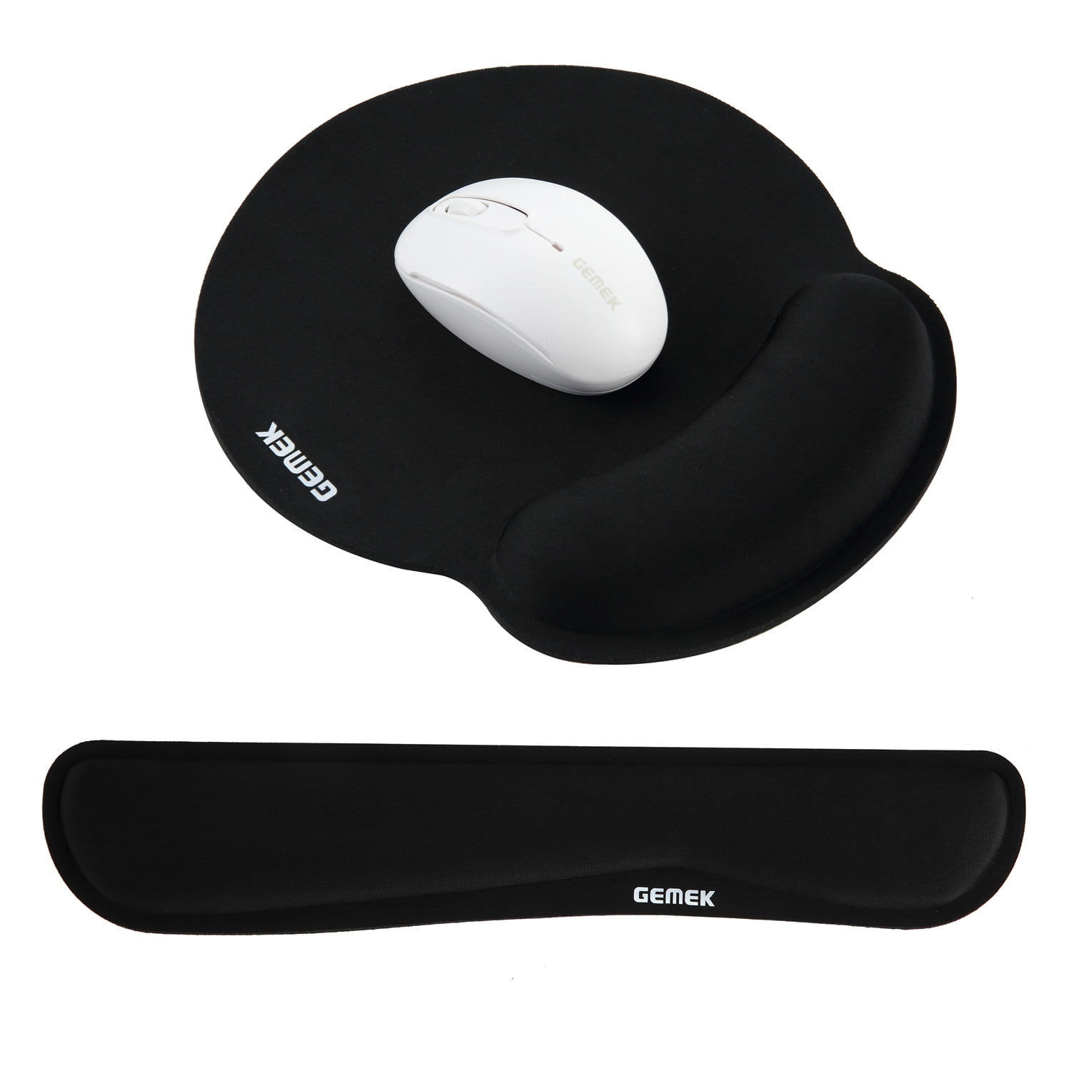 GEMEK Keyboard Wrist Rest Pad & Mouse Wrist Rest Support for Gaming Computer Laptop, Memory Foam