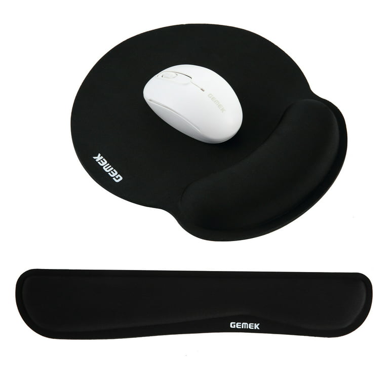 Ergonomic Mouse Pad with Wrist Support, Gaming Mouse Mat with Gel Wrist Rest,  Easy Typing 