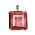 thumbnail image 1 of GEMHUB 15.00 Gram Alexandrite Gemstone Pendant Princess Shape Square Shape 925 Sterling Silver Pendant For Classic Design Minimalists, 1 of 4