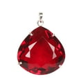 thumbnail image 1 of GEMHUB Pear Shape Red Topaz Gemstone 23.50 Gram Fine 925 Sterling Silver Pendant For Gift Birthstone for Women, 1 of 4