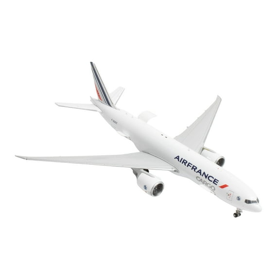 Boeing 777F Commercial Aircraft "Air France Cargo" White with Red & Blue Striped Tail 1/400 Diecast Model Airplane by GeminiJets