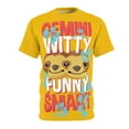 thumbnail image 1 of GEMINI Witty Funny Smart Zodiac Unisex AOP Cut & Sew Tee, 1 of 7