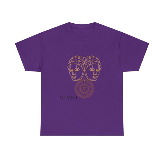GEMINI ZODIAC Unisex Heavy Cotton Tee