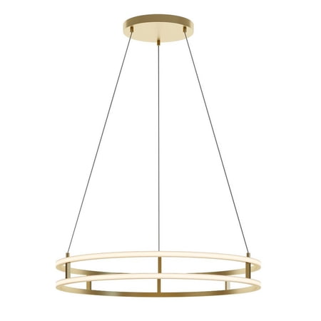 AFX Gemini 24'' LED Pendant Gold - 32"
