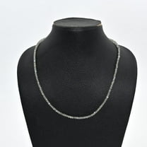 THE GEMS GRID Flashy Labradorite Faceted Beads Necklace, Natural Labradorite Jewelry for Women, Dainty Anniversary Gift, Elegant Gemstone Beaded Necklace