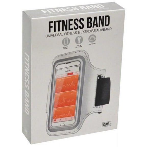 GEMS XL Fitness & Exercise Armbad - Universal, White