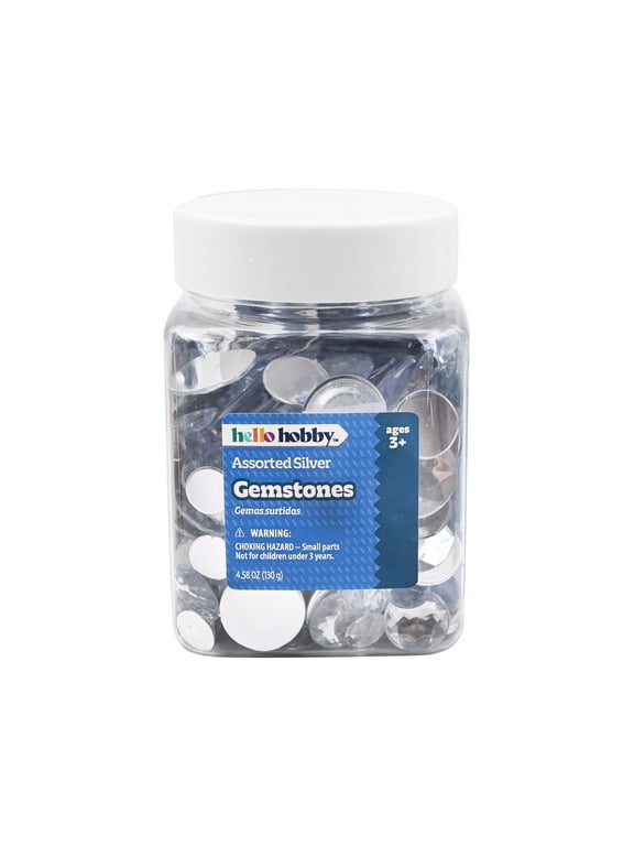 Silver Assorted Gemstones Loose Set for Craft and Dcor