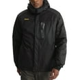 thumbnail image 1 of GEMYSE Men's Winter Mountain Waterproof Ski Snow Jacket Windproof Rain Coat(Black, S), 1 of 5