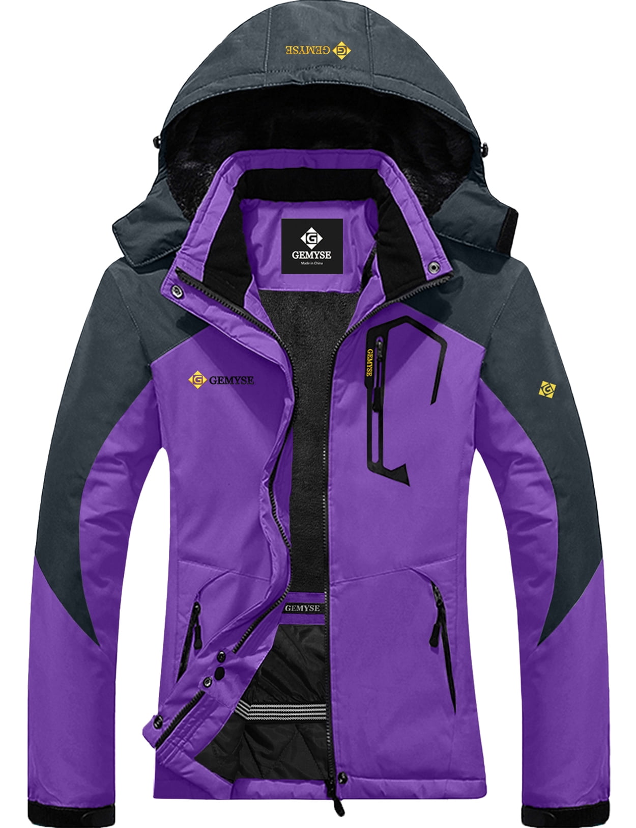 GEMYSE Women's Ski Winter Jacket Mountain Windproof Rain Winter Jacket