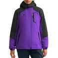thumbnail image 1 of GEMYSE Women's Mountain Waterproof Ski Snow Jacket Winter Windproof Rain Jacket(Purple, XL), 1 of 6
