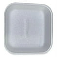 thumbnail image 1 of GEN Meat Trays, #1, 5.38 x 5.38 x 1.07, White, 500/Carton, 1 of 6