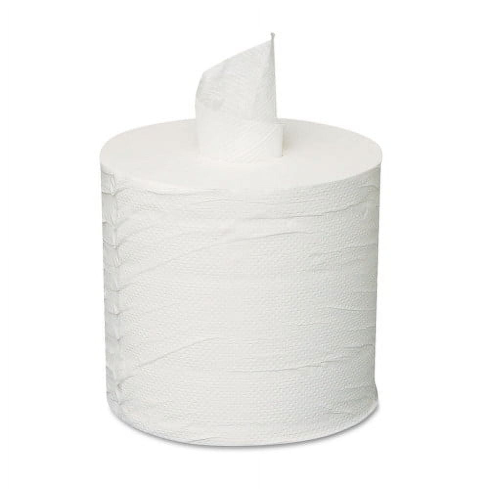 GEN Centerpull Towels, 2-Ply, 7.3" x 500 ft, White, 600 Roll, 6 Rolls/Carton, Each