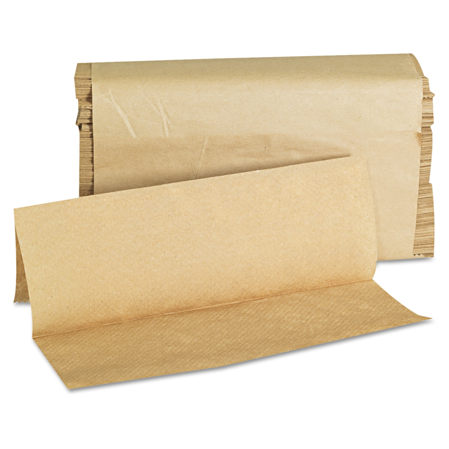 GEN Folded Paper Towels, Multifold, 9 x 9 9/20, Natural, 250 Towels/PK