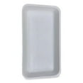 thumbnail image 1 of GEN GEN15PWH 15P Foam Meat Tray, White - Case of 200, 1 of 6