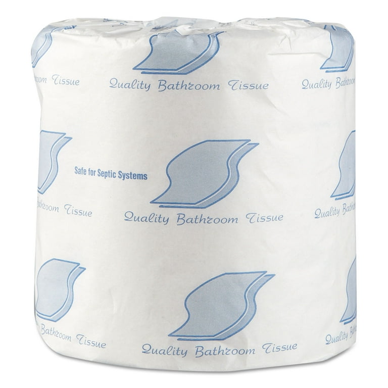 Standard Bath Tissue, Septic Safe, Individually Wrapped Rolls, 1-Ply, White, 1,000 Sheets/Roll, 96 Wrapped Rolls/Carton Standard Bath Tissue, Septic Safe, Individually Wrapped Rolls, 1-Ply, White, 1,000 Sheets/Roll, 96 Wrapped Rolls/Carton