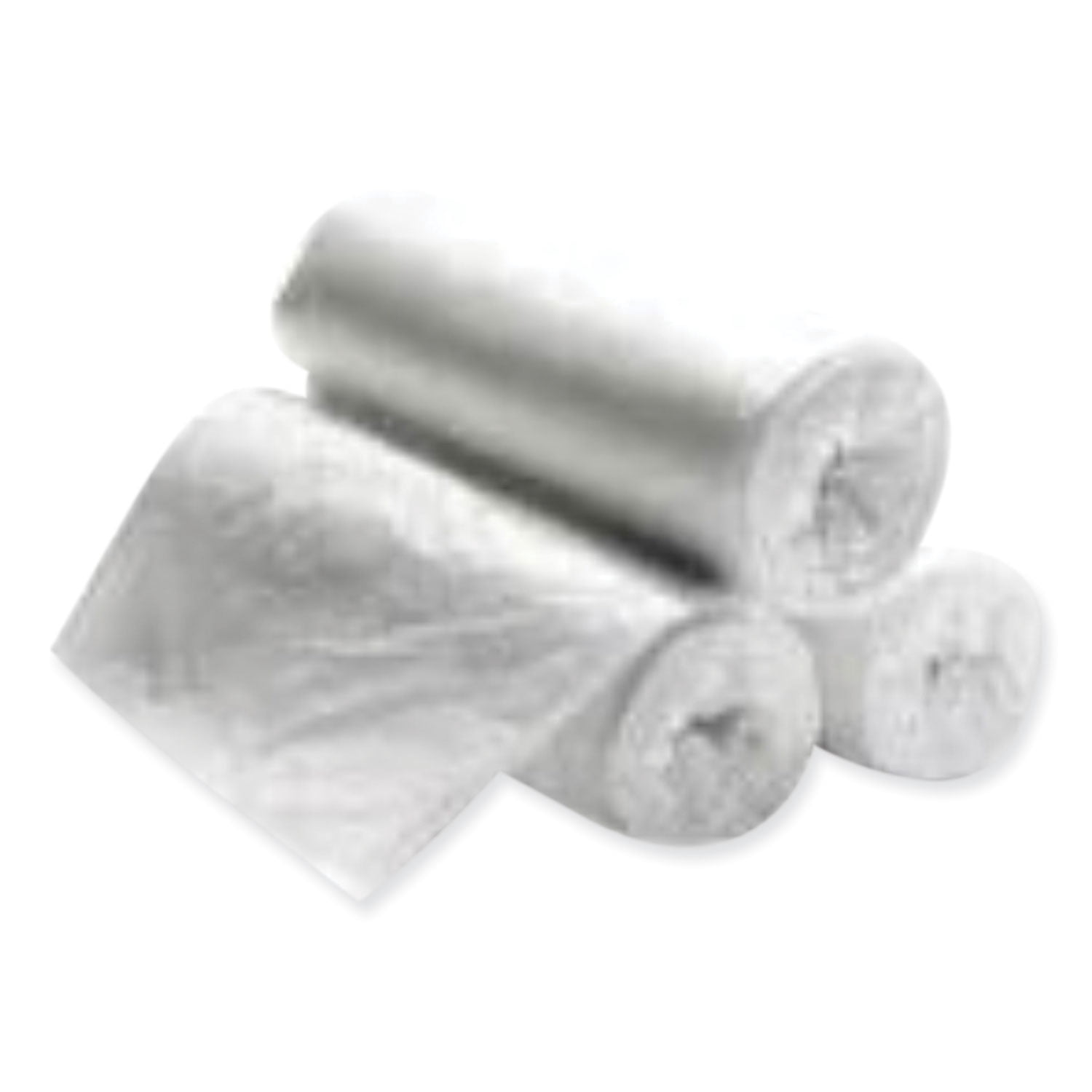 GEN High Density Can Liners, 56 gal, 14 mic, 43" x 46", Natural, Interleaved Roll, 25 Bags/Roll, 8 Rolls/Carton