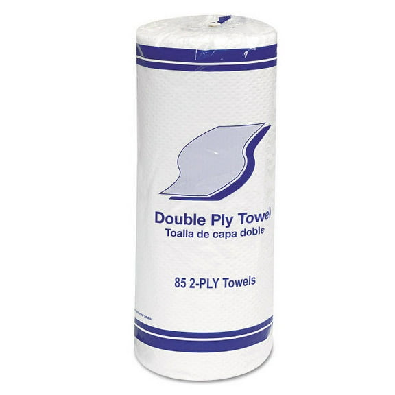 GEN Kitchen Roll Towels, 2-Ply, 11 x 7.8, White, 85/Roll, 30 Rolls/Carton, Each