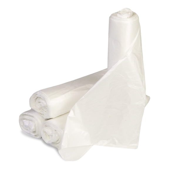 GEN Low Density Can Liners, 16 gal, 0.5 mil, 24 x 32, White, Coreless Roll, 50 Bags/Roll, 10 Rolls/Carton