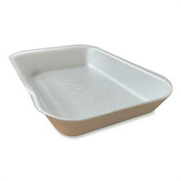 Meat Trays, #2D, 8.56 x 6.1 x 1.2, White, 500/Carton Meat Trays, #2D, 8.56 x 6.1 x 1.2, White, 500/Carton