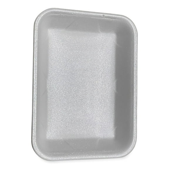 GEN Meat Trays, #4P, 9.5 x 7.19 x 1.2, White, 500 per Carton