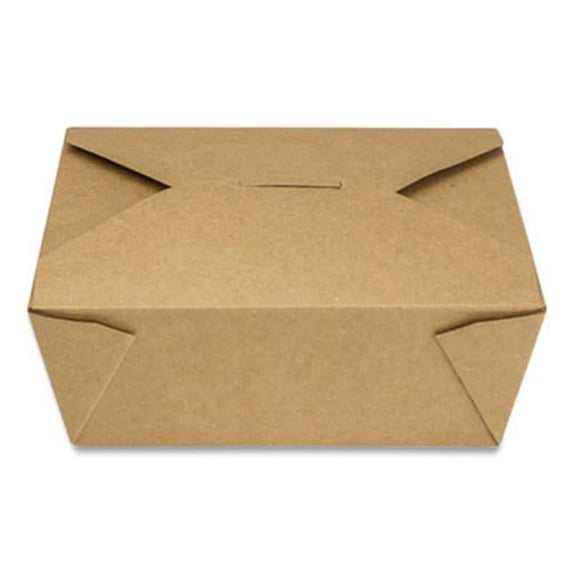 GEN Reclosable Kraft Take-Out Box 48 oz Paper 300/Carton PAPERBOX8