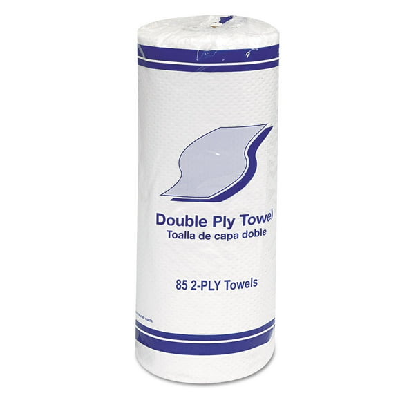 GEN SOD415593 11 in. x 7.8 in. 2-Ply Kitchen Roll Towels - White (30 Rolls/Carton)