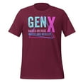 thumbnail image 1 of GEN X Raised On Hose Water And Neglect Shirt, Unisex, Funny Gen X Meme Shirt, Vintage Generation X Shirt, Sarcastic Shirt, Nostalgic Gift (Maroon, 3XL), 1 of 1