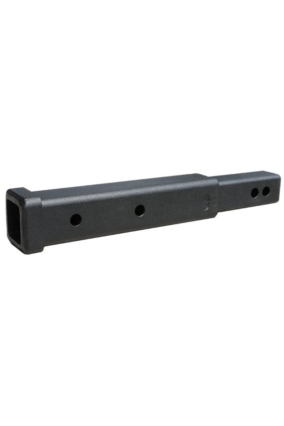 Tow Hitch Extender for 2" Receiver, 10,000 LB Towing Capacity, 500 LB Tongue Weight, 14" x 2" Size, Black