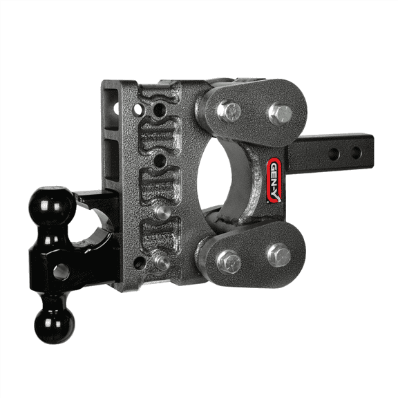 GEN-Y GH-1224 4-Receiver 2" Shank 16K Lb. Trailer Torsion Drop Hitch w/ 5" Drop
