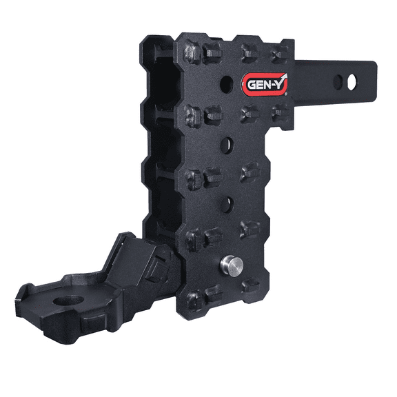 GEN-Y GH-13054X PHANTOM-X Adjustable 7" Drop Hitch with GH-13051X Platinum Ball Mount for 2" Receiver - 7,000 LB Towing Capacity - 700 LB Tongue Weight