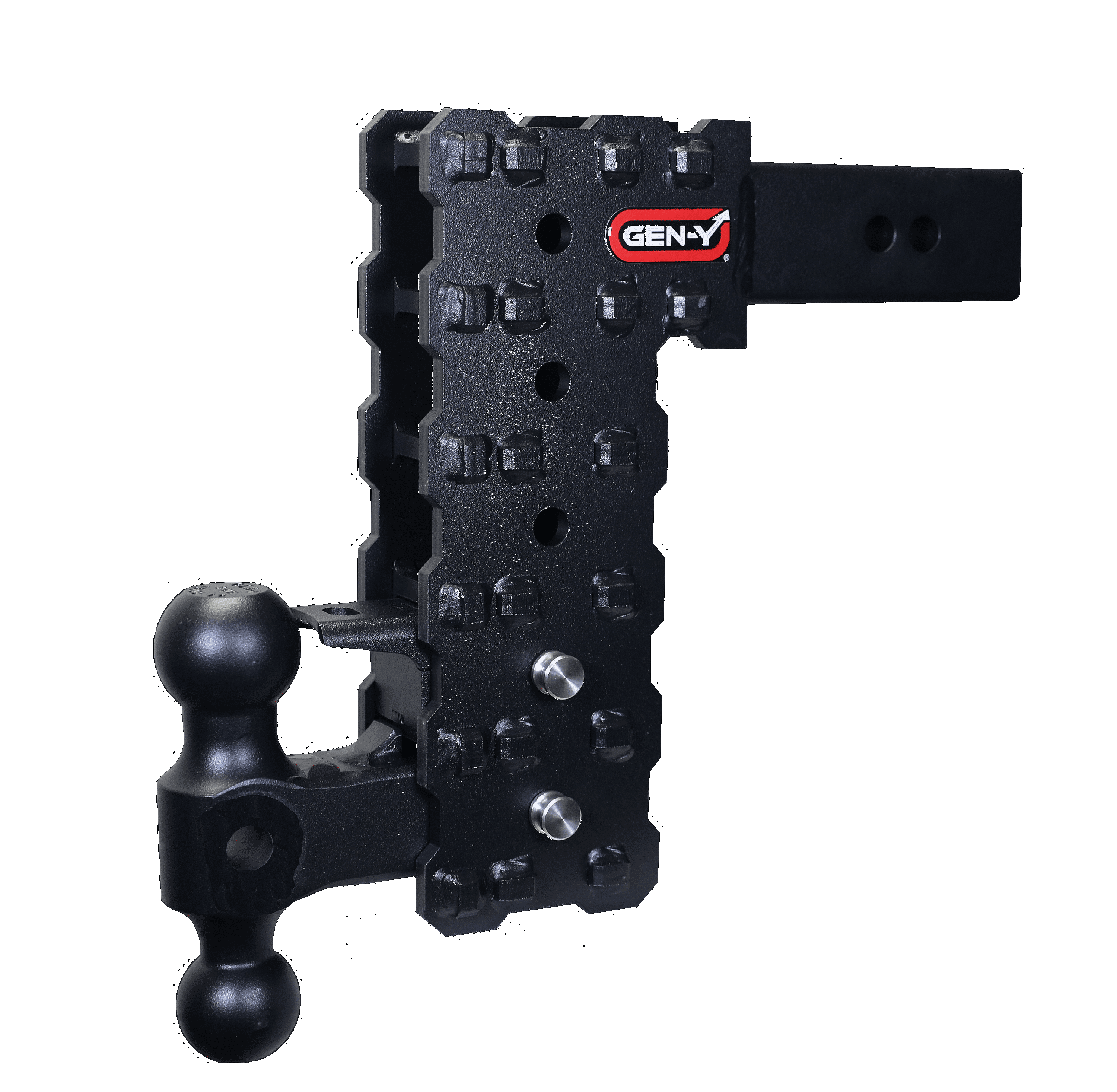 Gen-Y Mega Duty 2in Shank 12.5in Drop 10K Hitch W/GH-031 Dual-Ball/GH-032 Pintle Lock - GH-326 - View #4